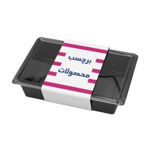 برچسب محصولات سایز متغیر تولید شده در چاپ مشهد