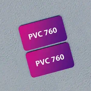 کارت ویزیت PVC ۷۶۰ میکرون چاپ‌شده با کیفیت بالا در چاپ مشهد
