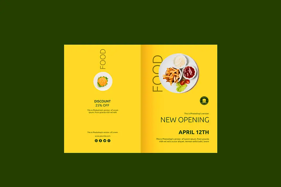 قیمت بروشور ۲ لت گلاسه ۳۰۰ گرم با روکش سلفون و خطتای دقیق