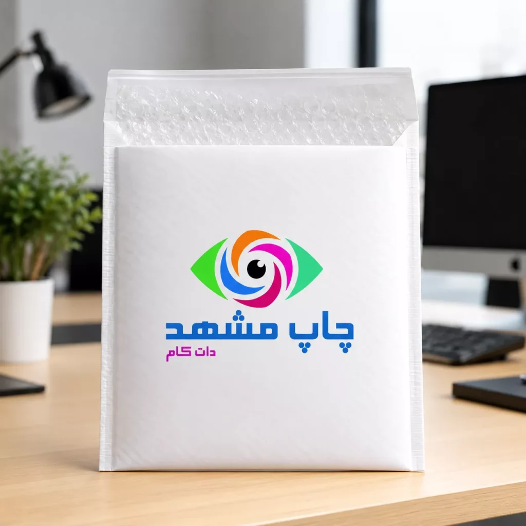 قیمت سفارش پاکت پستی حبابدار در مشهد با چاپ اختصاصی و سایزهای مختلف