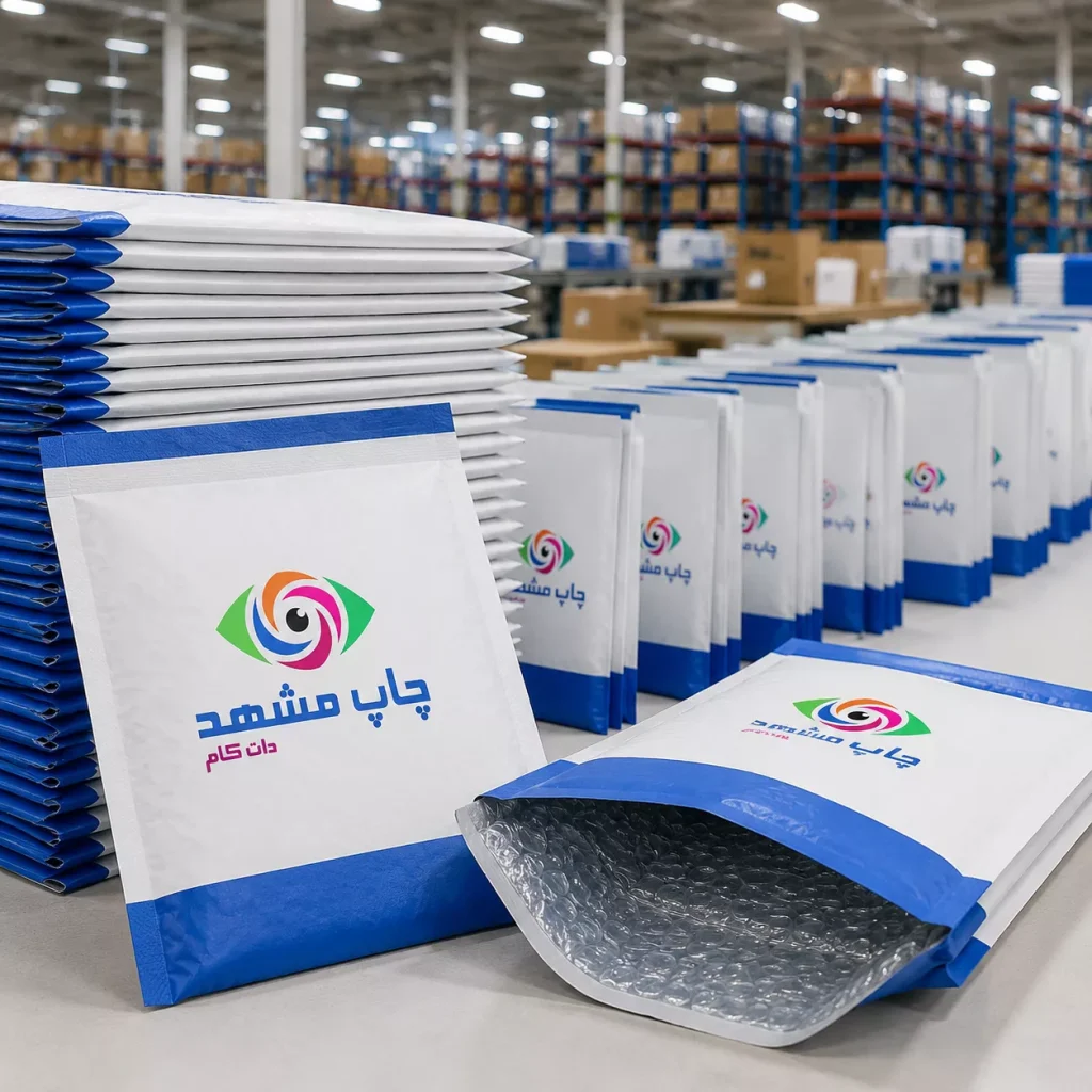 خرید عمده پاکت حبابدار در مشهد با قیمت مناسب برای فروشگاه‌های اینترنتی