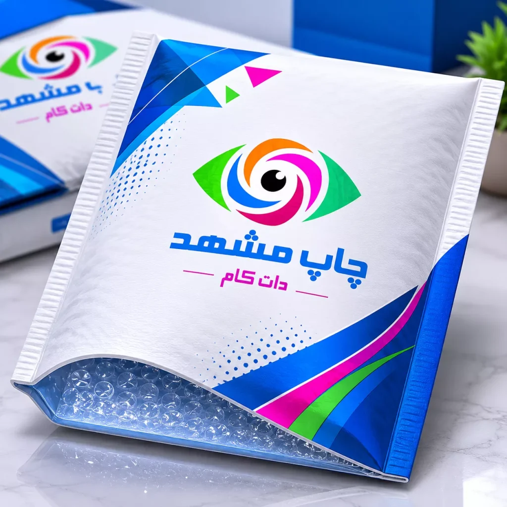 پاکت پستی حبابدار مشهد برای بسته‌بندی ایمن مرسولات پستی و کالاهای حساس